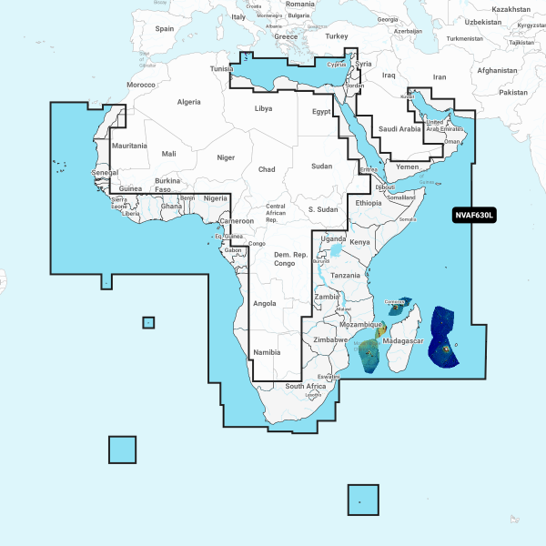 Garmin Navionics Vision+ Seekarte - Afrika (Large)