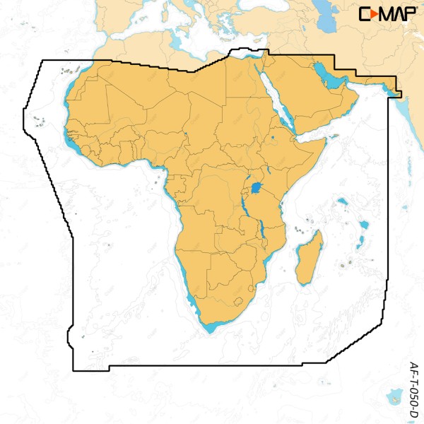 Discover X Seekarte - Afrika