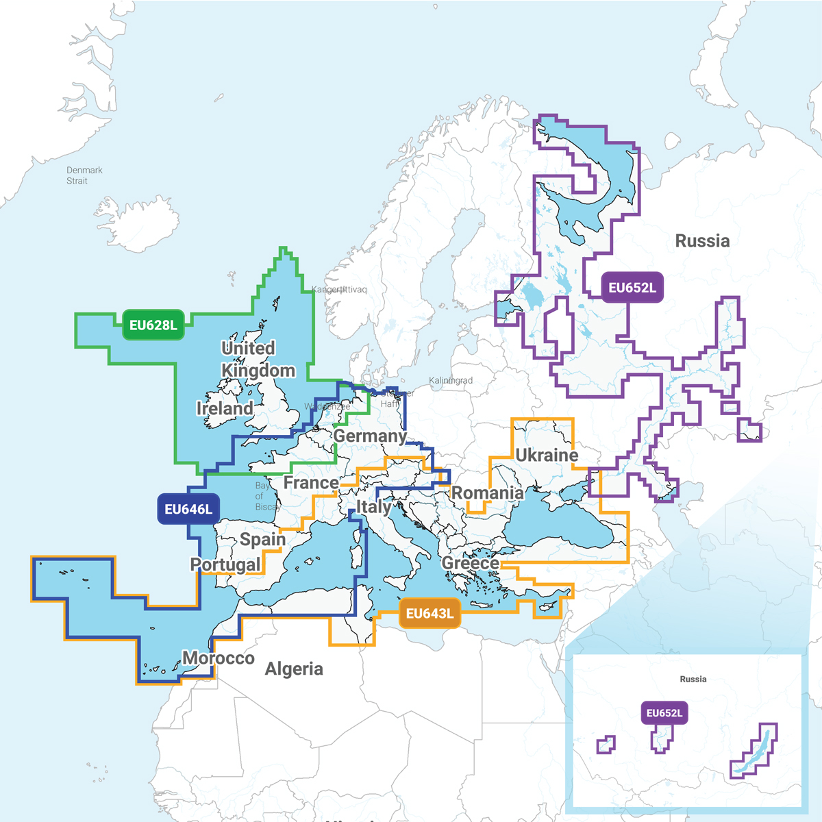 Navionics-Seekarten-Gruppierte-Regionen-Europa