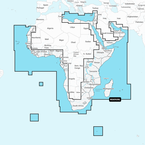 Garmin Navionics+ Seekarte - Afrika (Large)